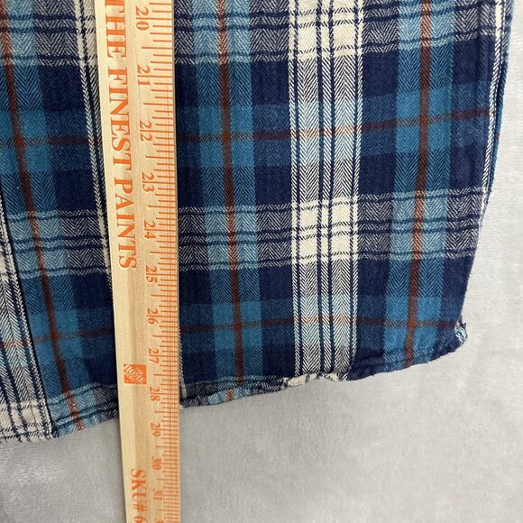 Ariat Retro Fit Shirt Men’s Large Hendrix Flannel Pearl Snap Rodeo Work Wear - Picture 6 of 11